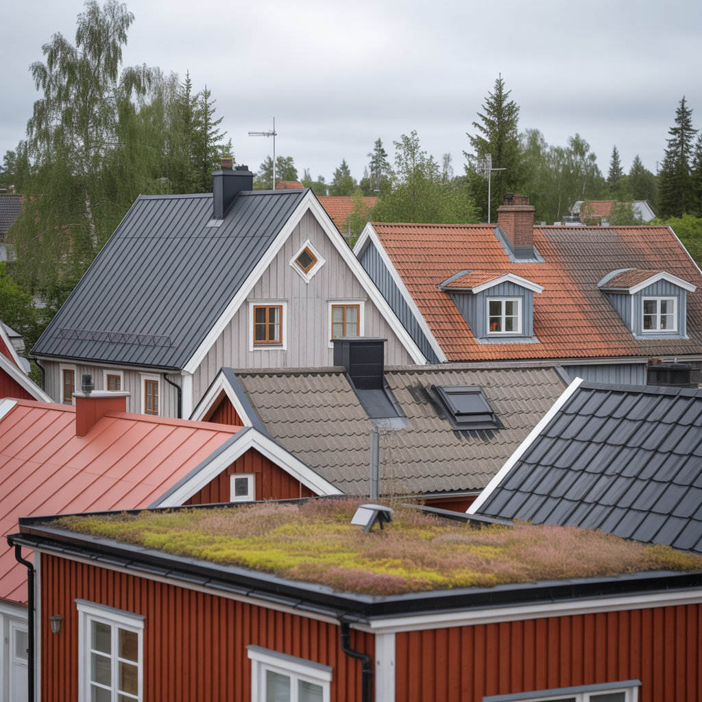 minsta taklutning per material jamforelse och regler