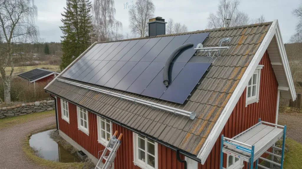 installera solpaneler p villans tak komplett guide till r tt dimensionering gr nt avdrag och verklig besparing