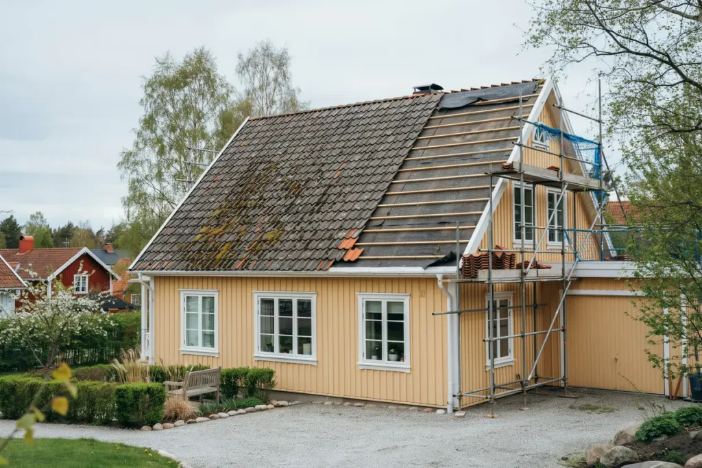 byta tak eller renovera delar av det s r knar du p b sta l sningen f r din villa